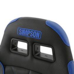 Simpson Safety - Simpson Safety S104-307-2 Vortex II Off-Road Suspension Seat Black/Blue Pair - Image 4