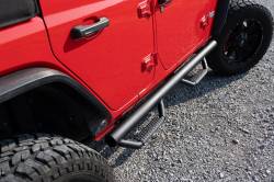 Rough Country Suspension Systems - Rough Country 90764B 3" Drop Step Nerf Bars Black for Jeep Wrangler JK 4DR - Image 6