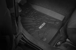Rough Country Suspension Systems - Rough Country Front Floor Liners Black for Jeep Wrangler JL 2DR FF-6011_A - Image 2