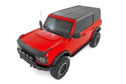 Rough Country Suspension Systems - Rough Country Trail Cladding Hood Protector Black Ford Bronco TC105204 - Image 3