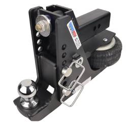 Shocker Hitch - Shocker Hitch SH-HDMB640-250-25 Shocker HD 20K 2.5" Max Black Air Receiver Hitch - Image 1
