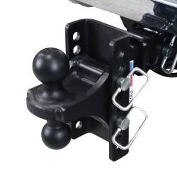 Shocker Hitch - Shocker Hitch SH-XR100-340BLK Shocker XR 12K 2" Adjustable Receiver Hitch - Image 1