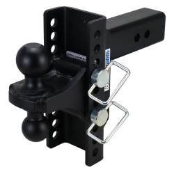 Shocker Hitch - Shocker Hitch SH-XR125-10-340BLK Shocker XR 16K 2.5" Adjustable Receiver Hitch - Image 1