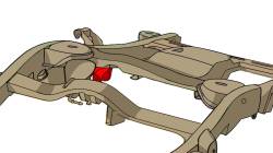 Rust Buster Frameworks - Rust Buster RB7407 Rear Track Bar Bracket for 00-20 GM Full Size SUVs - Image 8