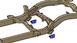 Rust Buster Frameworks - Rust Buster RB7111 Forward Leaf Spring Mount for 95-04 Toyota Tacoma - Image 9