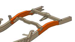 Rust Buster Frameworks - Rust Buster RB7602L LEFT Over-Axle Frame Section for 94-04 S10/Sonoma 4WD - Image 4