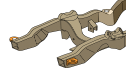 Rust Buster Frameworks - Rust Buster RB7323R RIGHT Front Radiator Core Support Mount for 94-04 S10/Sonoma - Image 4