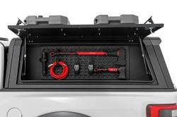 Rough Country Suspension Systems - Rough Country Truck Cap MOLLE Side Storage Bin Panel LH Black 734004 - Image 2