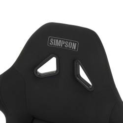Simpson Safety - Simpson Safety S108-306 Club Racing Seat XL Black Cloth - Image 6