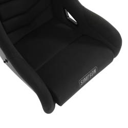 Simpson Safety - Simpson Safety S108-306 Club Racing Seat XL Black Cloth - Image 9
