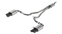 Borla - Borla 140981BC S-Type Cat-Back Exhaust System for 24-25 Ford Mustang - Image 1