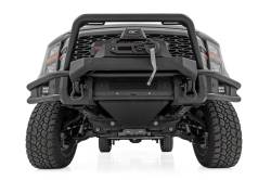 Rough Country Suspension Systems - Rough Country 51216W Tubular Front Winch Bumper Black for 21-23 Ford F150 - Image 3