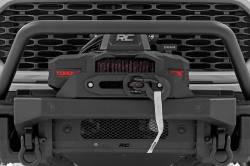 Rough Country Suspension Systems - Rough Country 51216W Tubular Front Winch Bumper Black for 21-23 Ford F150 - Image 4