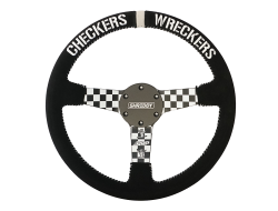 PRP - PRP SHRDYG260 X Shreddy Black/White Checkered Steering Wheel Deep Dish - Image 2