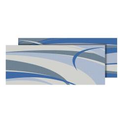 Faulkner - Faulkner 53013 Blue & Gray RV Patio Mat 9'x12' Polypropylene 12 Lbs - Image 1