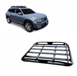 Black Horse Off Road - Black Horse TR-RB6343 Traveler Alum Black Roof Rack 63" x43" x6" Trucks/SUVs - Image 1