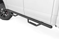 Rough Country Suspension Systems - Rough Country RCF1596CCB 3" Drop Step Nerf Bars Black for 15-26 F150/SD Crew - Image 1