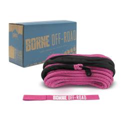 Mishimoto - Mishimoto BNWN-SR-38-85PK Borne Pink Replacement Synthetic Winch Rope 3/8" x 85' - Image 1