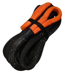 Mile Marker - Mile Marker 18-52114-30-CBK 1.25" x 30' Black Kinetic Rope Kit w/Bag - Image 1