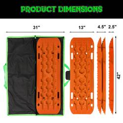 Rhino USA - Rhino USA RG-TB42X13-ORG Recovery Traction Boards Orange Pair - Image 2