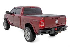 Rough Country Suspension Systems - Rough Country Tubular Black Rear Bumper for 10-24 Ram Trucks 51213 - Image 2