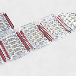 Trim Illusion - Trim Illusion ABS534 Chrome Front Grille Overlay for 21-25 Grand Cherokee WL - Image 3