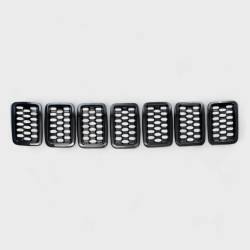 Trim Illusion - Trim Illusion ABS6527BLK Black Front Grille Overlay for 17-22 Grand Cherokee WK - Image 1