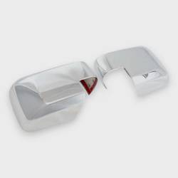 Trim Illusion - Trim Illusion MC349 Front Door Mirror Covers Chrome Ford Bronco - Image 2