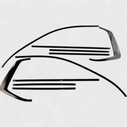 Trim Illusion - Trim Illusion WT6005BLK Black Front&Rear Window Trim Set 20-23 Chevy Traverse - Image 1