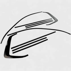 Trim Illusion - Trim Illusion WT6005BLK Black Front&Rear Window Trim Set 20-23 Chevy Traverse - Image 2