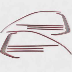 Trim Illusion - Trim Illusion WT6005BLK Black Front&Rear Window Trim Set 20-23 Chevy Traverse - Image 3