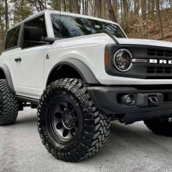 Trim Illusion - Trim Illusion MC6349BLK Front Door Mirror Covers Black Ford Bronco - Image 4