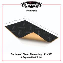 Dynamat - Dynamat 10425 Dynamat Xtreme Wedge Pak Single Sheet Size 18" x 32" - Image 2