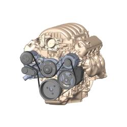 Holley - Holley Performance 20-185BK Accessory Drive System Kit - Image 2