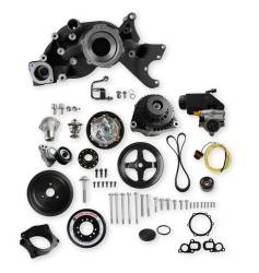 Holley - Holley 20-201BK Mid-Mount Accessory Drive System Kit for GM LT 325 376 401 - Image 9