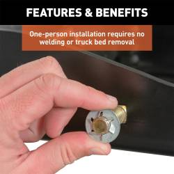 CURT - CURT 60619 Double Lock EZr Gooseneck Hitch 2-5/16" Ball 30K Brackets Required - Image 4