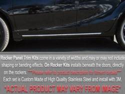 QAA TH28251 Stainless Rocker Panel Trim 2pc for 08-12 Honda Accord