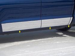 QAA TH14146 Stainless Rocker Panel Trim 6pc for 14-20 Toyota Tundra