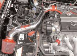 Injen - Injen IS1720P Polished Cold Air Intake IS Short Ram Intake for Honda Prelude - Image 2