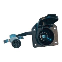 Husky Towing - Husky Towing 6-Way Round to 7-Way RV Blade Adapter 30693 - Image 1