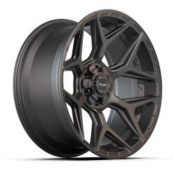 4PLAY Wheels 4P06-22100-6D55-18B1 4P06 22x10 6x5.5 6x135 -18mm Matte Black