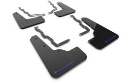 Rally Armor - Rally Armor MF86-UR-BLK-BL Black Mud Flap Blue Logo - Image 1