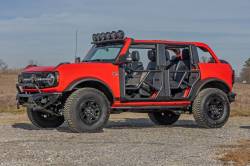 Rough Country Suspension Systems - Rough Country Front/Rear Steel Tube Doors Black 21-25 Ford Bronco 4DR 10658 - Image 5