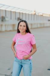Simpson Safety - Simpson Safety 45011M Hot Lap T-Shirt Ladies Medium Pink - Image 3