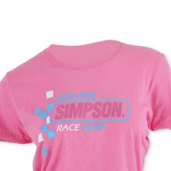 Simpson Safety - Simpson Safety 45011M Hot Lap T-Shirt Ladies Medium Pink - Image 4