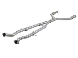 aFe Power - aFe 49-36131 Y-Pipe 2.5-3" Exhaust System for Infiniti 3.0 3.7 - Image 1
