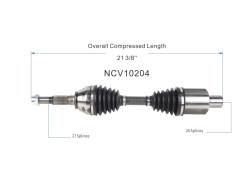 GSP - GSP NCV10204 Front Right CV Axle Assembly for Chevy/GMC/Oldsmobile 2.2 4.3 - Image 6