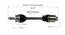 GSP - GSP NCV37074 Front Right CV Axle Assembly for Hyundai/Kia 2.4 AWD - Image 6