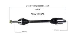 GSP - GSP NCV99024 Front Right CV Axle Assembly for 17-19 Tesla S - Image 6