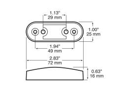 Peterson - Peterson B168-093 Side Marker Light Bracket - Image 2